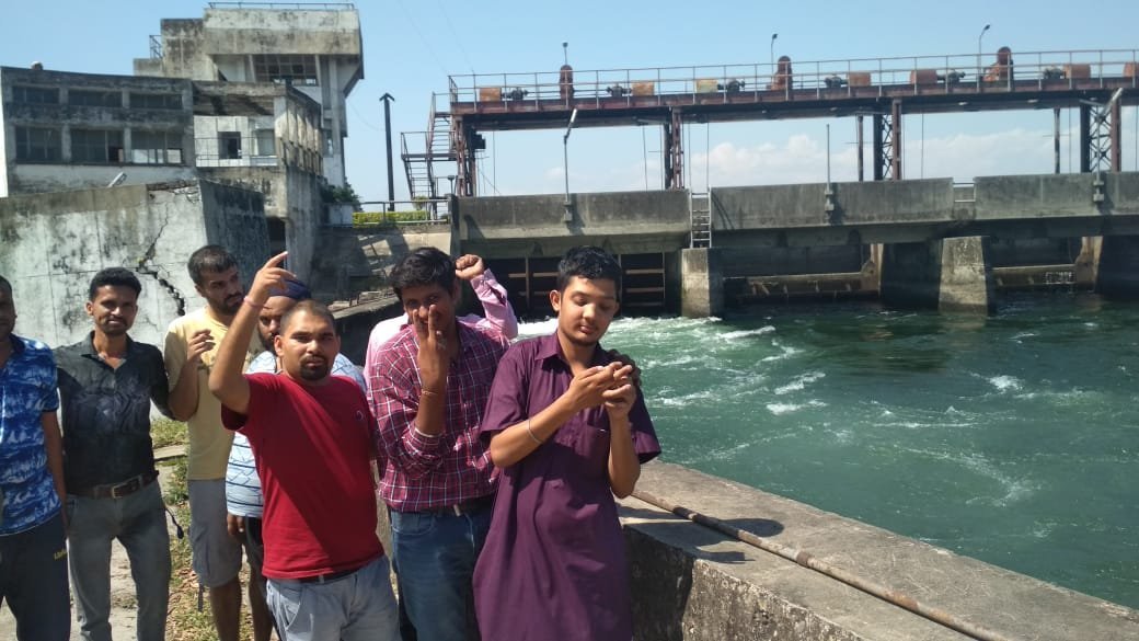 Apaar outing at Pong Dam