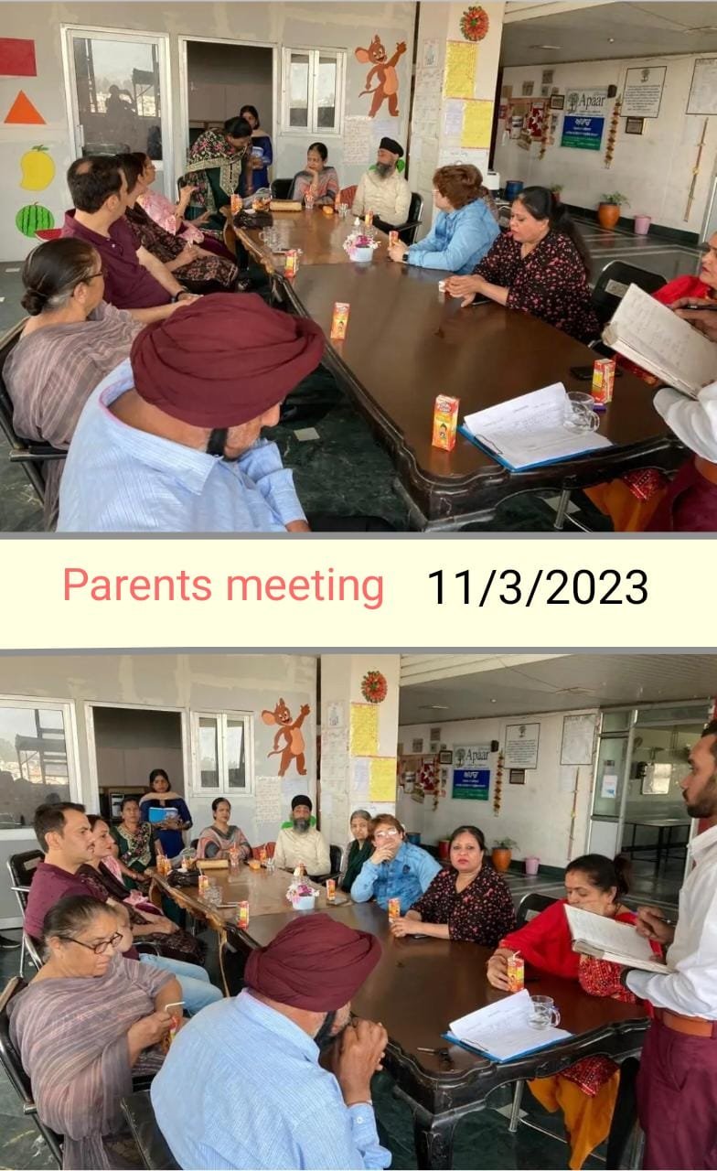 Goals Meeting with APAAR Families 11-March-2023